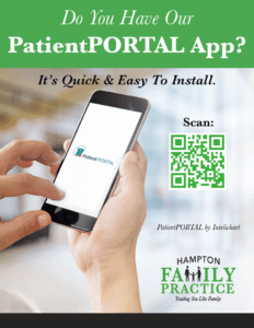 patient portal family practice Hampton va graphic